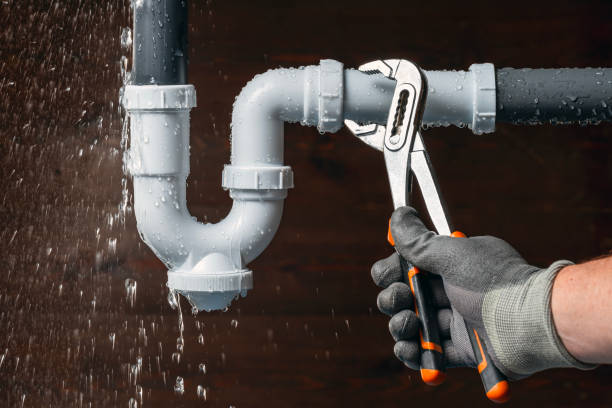Professional Water Line Repair technician working in Macy, IN